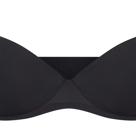 NWT SKIMS ultimate Strapless push up Bra onyx black size 36B women’s lingerie - Picture 6 of 8